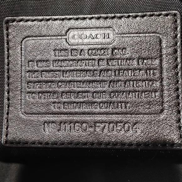 Coach Boston Voyager Green Duffel with Black Leather Trim - Picture 15 of 15